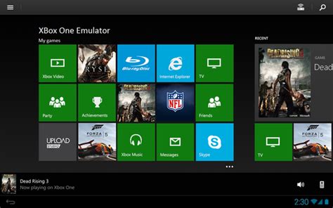 Xbox One Emulator Home