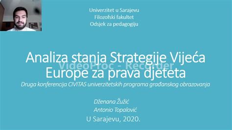 Analiza Stanja Strategije Vije A Europe Za Prava Djeteta Youtube