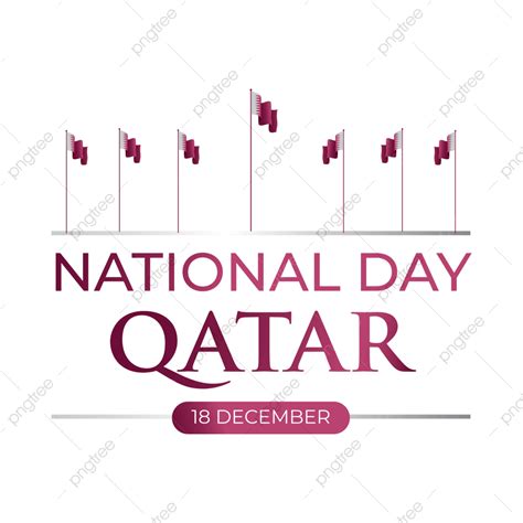 Happy Flag Day Clipart Hd Png Simple Greetings Happy Qatar National