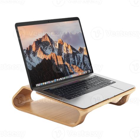 Laptop Stand On Transparent Background 48935196 Png