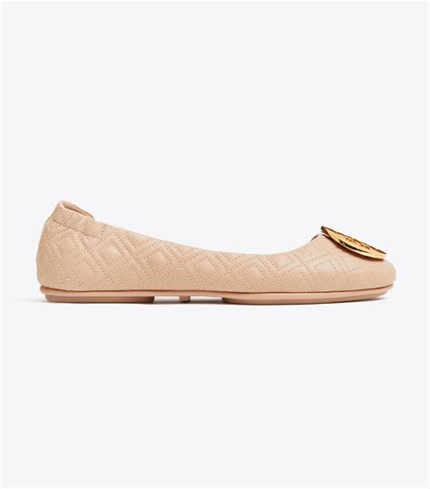 Minnie Travel Ballet Flat Quilted Leather Women S Designer Flats