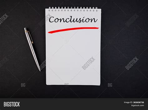 Text Word Conclusion Image Photo Free Trial Bigstock