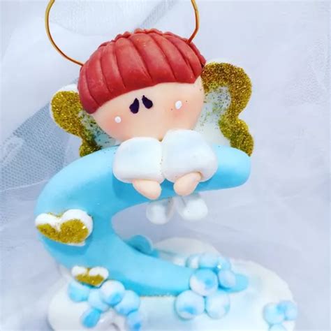 Angelito Adorno De Torta Bautismo Nacimiento Navidad En Venta En