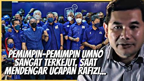 Cepat Tengok Pemimpin Pemimpin Umno Sangat Terkejut Saat Mendengar