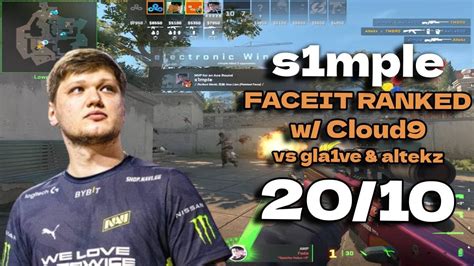 S Mple W Cloud Vs Gla Ve Altekz Overpass Faceit Ranked