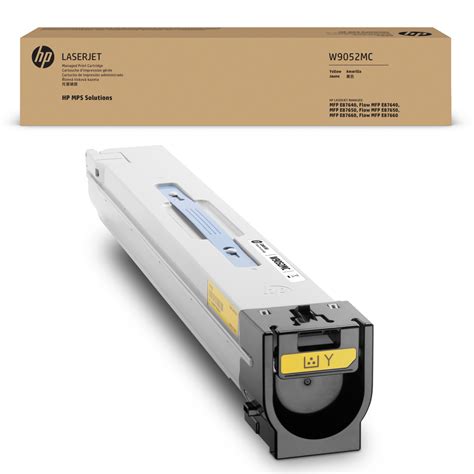 HP Yellow Managed LJ Toner Cartridge 52k Page Yield W9052MC