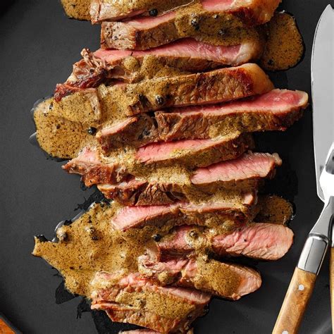 Steak With Creamy Peppercorn Sauce Recipe How To Make It