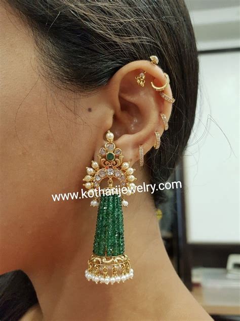 Pin By Shamili On Beads Jewellery Gold Earrings Models Gold Jewelry