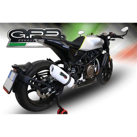 Gpr E Hu Albe Albus Evo Slip On Exhaust For Husqvarna Svartpilen