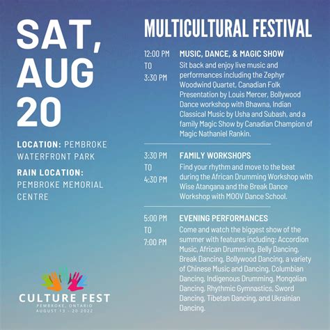 Culture Fest Pembroke Pembroke On