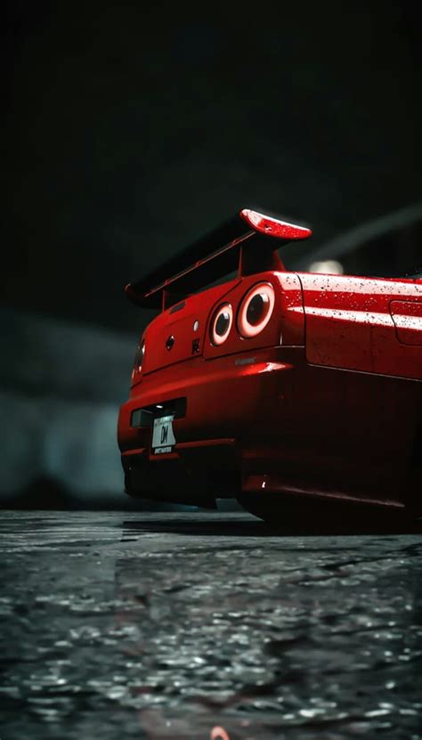 √無料でダウンロード！ Nissan Skyline Gtr R34 Red Wallpaper Iphone 185719