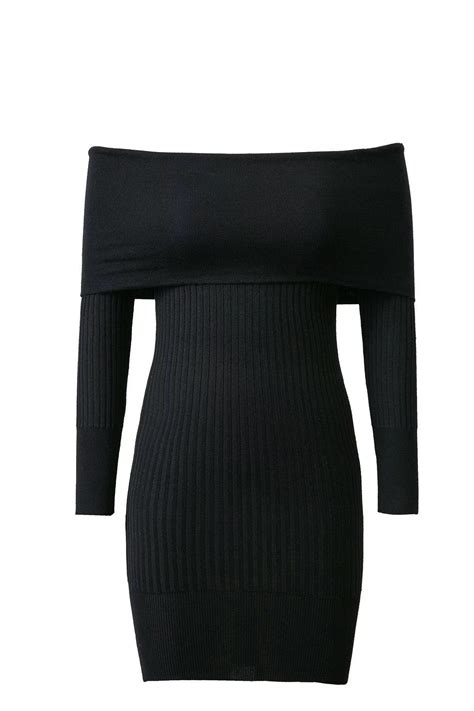 Off Shoulder Bodycon Knitting Long Sweater Ribbed Midi Dress Ribbed Bodycon Dress Ribbed