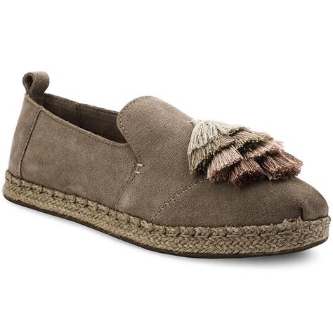 Espadrilles Toms Deconstructed Alpargata Rope 10011721 Oxford Tan Suede