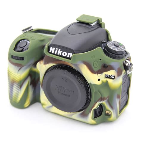 High Quality Soft Silicone Rubber Protective Body Cover Case Skin For Nikon D750 Camera Bag