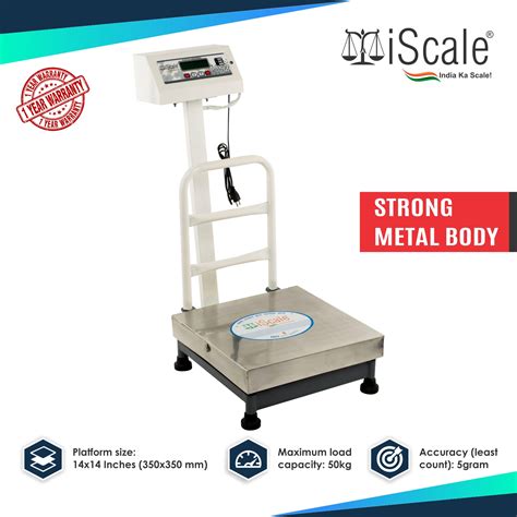 Iscale Digital Platform Weighing Scale 300kg Capacity 20g 59 Off