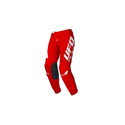 Pantalon Motocross Ufo Plast Radial Rouge Enfant