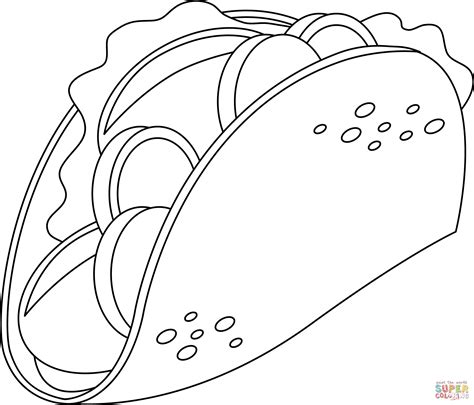 Taco Bell Coloring Pages Coloring Home