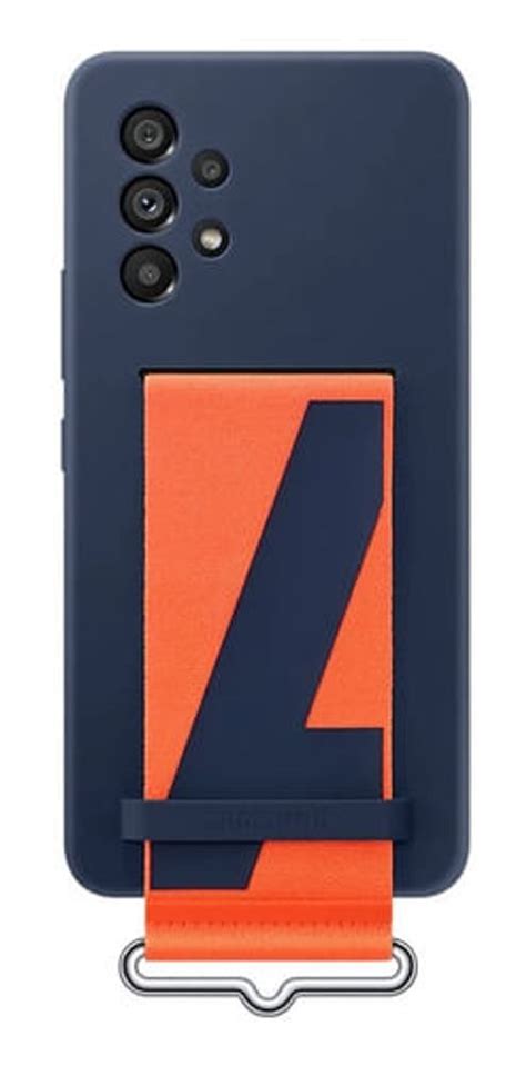 Funda Silicona Con Correa Samsung Galaxy A53 5g Azul