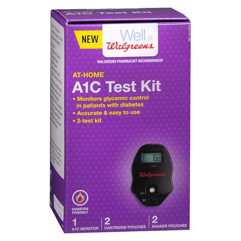 Walgreens At-Home A1C Test Kit - 1Source