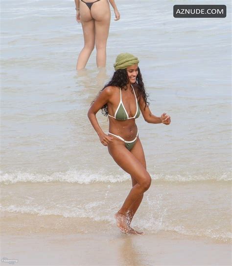 Narah Baptista Sexy Seen With Vincent Cassel Showing Off Her Amazing Bikini Body At Ipanema