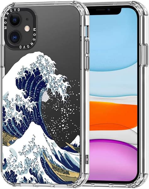 XIZYO Hülle für iPhone 11 Transparent Matt Rose Floral Blume Muster