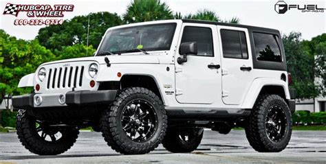 Jeep Wrangler Fuel Hostage D531 Wheels Matte Black