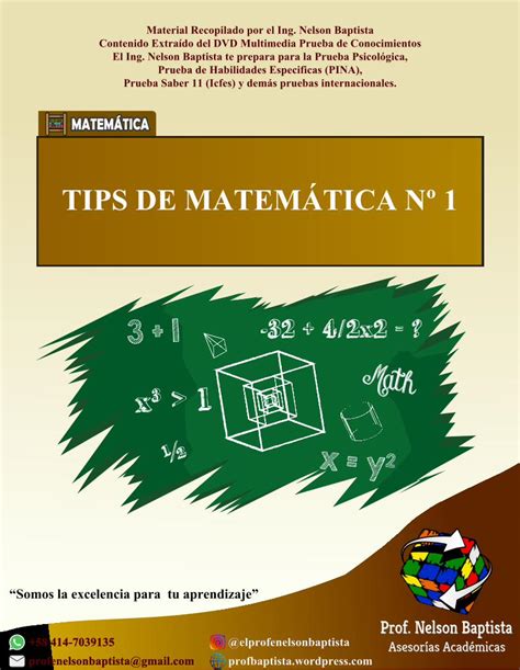 Pdf Tips De Matem Tica N Tips De Matem Tica N Si Al Doble