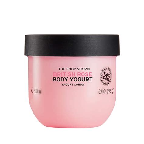 The Body Shop Vegan British Rose Body Yogurt 200 Ml Amazon In Beauty