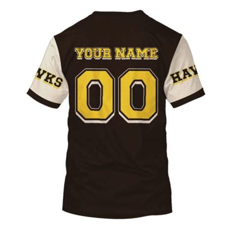 Afl Hawthorn Hawks Custom Name Number Vintage Retro T Shirt V2