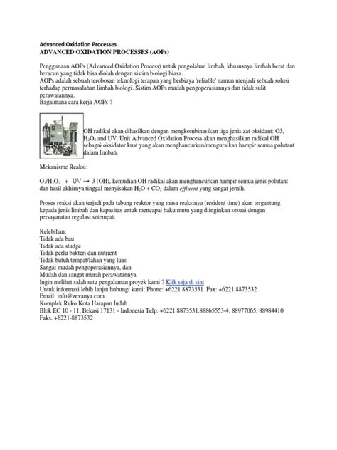 advanced oxidation processes