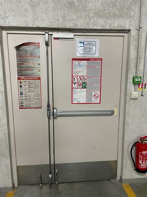 Quelle est la réglementation pour les portes d issue de secours