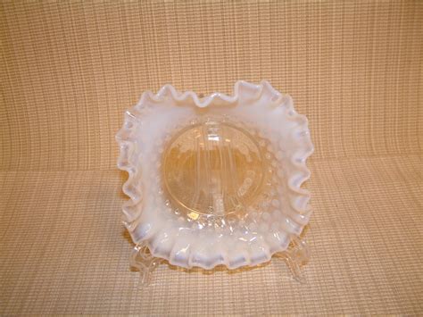 Fenton French Opalescent Hobnail Bon Bon Salado Creek Antiques