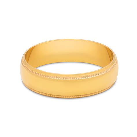 22k Gold Classic Band Queen Of Hearts Jewelry