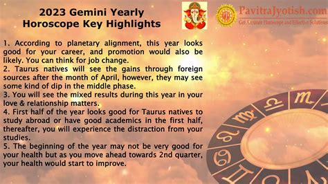 2023 Gemini Yearly Horoscope Ppt