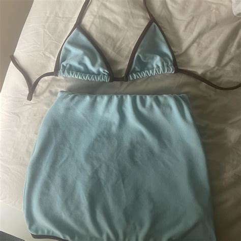 Repop Frankies Bikini Terry Dolphin Set Great Depop