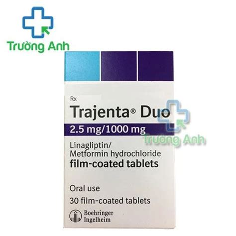 Thuốc Trajenta Duo 25mg1000mg Hộp 3 Vỉ X 10 Viên