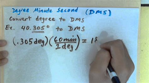 How To Convert Decimal Degree To Degree Minute Second DMS YouTube