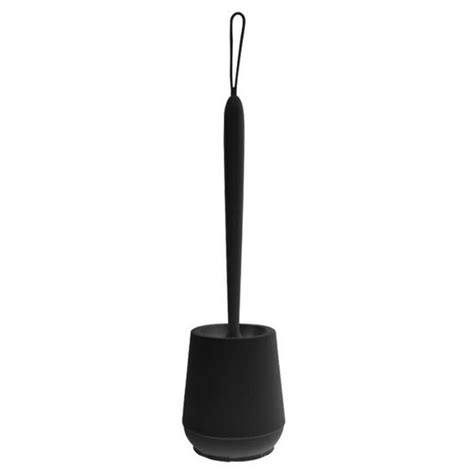 BROSSE WC Black 2 Brosse de Toilette à Tête en Silicone TPR avec