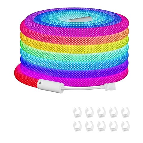 Ws B Led Strip Neon Light Degree Round Reticulate Pattern Dc V