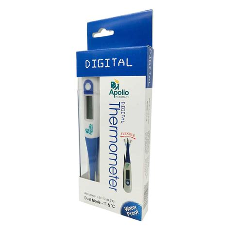 Apollo Pharmacy Digital Flexible Thermometer 1 Count Uses Benefits