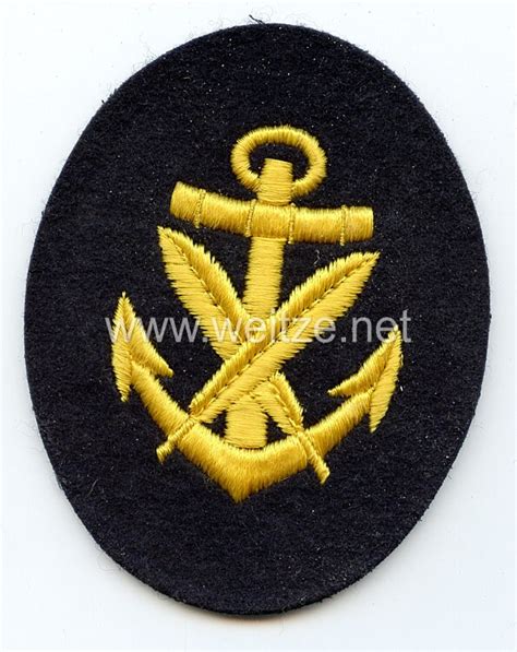 Kriegsmarine Rmelabzeichen Schreibermaat Insignia Of The