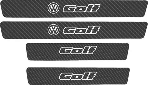 Sticker Vinil Estribos Autom Vil Carbono D Vw Golf Cuotas Sin Inter S