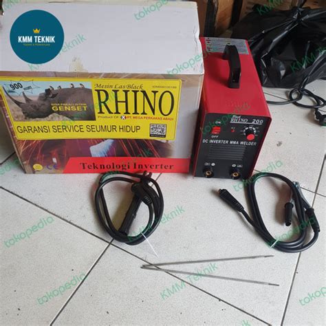 Jual MESIN LAS RHINO 200A TRAFO LAS INVERTER RHINO MMA 200 AMPERE