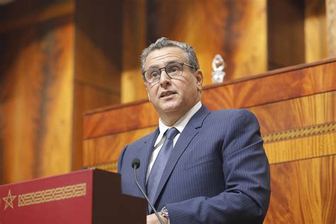 Le Chef du Gouvernement M Aziz Akhannouch à la Chambre des