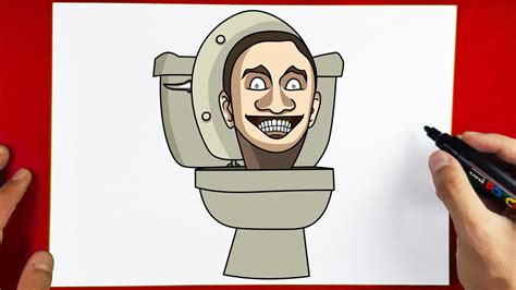 How To Draw Medium Toilet Skibidi Toilet Youtube