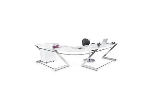 Bureau Dangle Arrondi Modern Kokoon Design Ot00090wh Vente De Kokoon