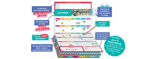 Organiseur Familial M Moniak Calendrier Organisation Familial