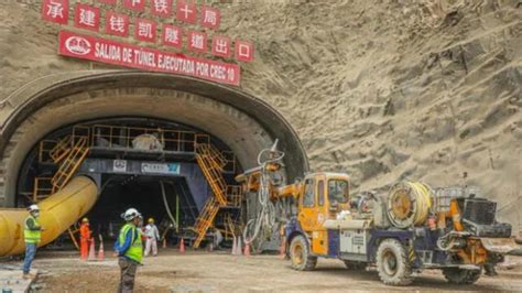 Se reanudan parcialmente las obras en el túnel del Megapuerto de Chancay