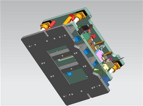 边框铝型材落料折弯冲压模具3d模型下载三维模型step模型 制造云 产品模型