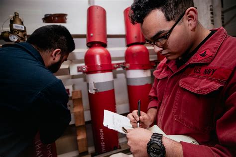 Dvids Images Uss George Washington Sailors Perform Maintenance